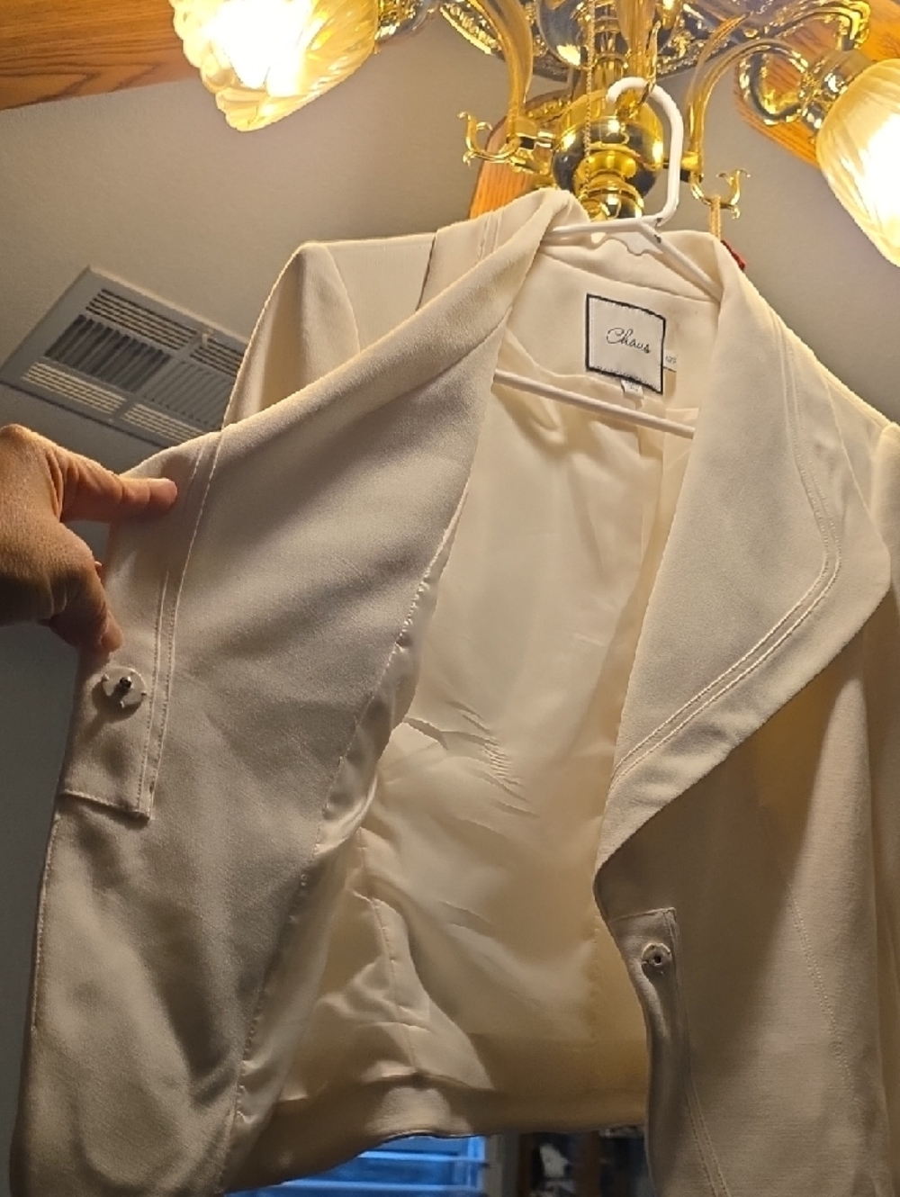 Chaus Cream Shawl-Collar Blazer - Picture 11 of 16